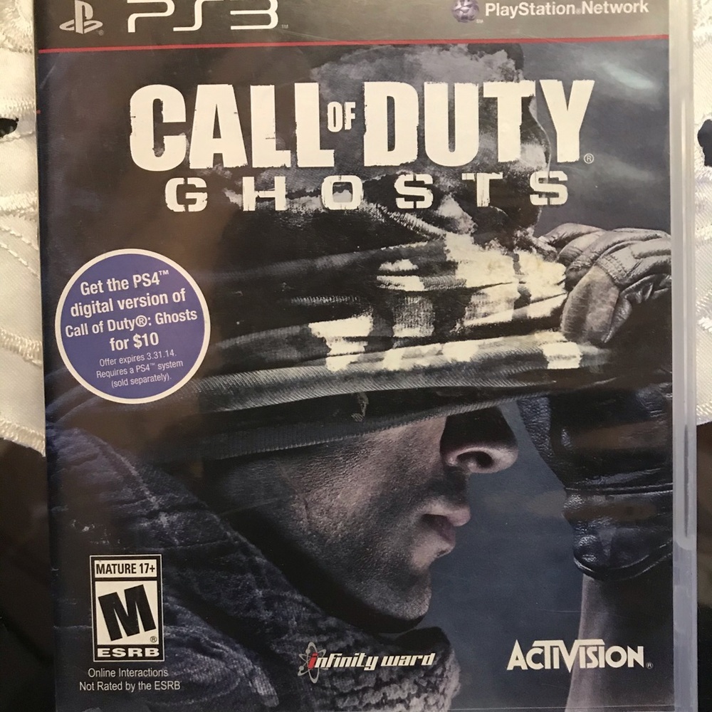 PS3 Call of Duty Ghost Game ActiVision